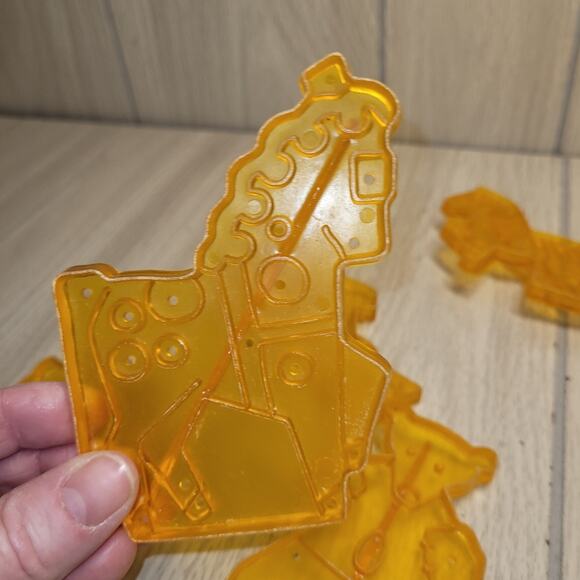 Vtg 1966 Quaker Oat Co Plastic Circus Cookie Cutters Set Of 6 Kids Birthday - Picture 5 of 8